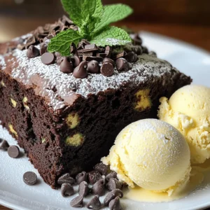 To make a chocolate lover’s zucchini cake, you need a few key ingredients. Each one plays a role in creating that rich and moist texture everyone loves. Here’s what you will need: - 2 cups grated zucchini (about 2 medium-sized zucchinis) - 1 ½ cups all-purpose flour - ½ cup unsweetened cocoa powder - 1 cup granulated sugar - ½ cup brown sugar, packed - 1 teaspoon baking soda - 1 teaspoon baking powder - ½ teaspoon salt - 1 teaspoon ground cinnamon - ½ cup vegetable oil - 3 large eggs - 1 teaspoon vanilla extract - 1 cup semi-sweet chocolate chips - ½ cup chopped walnuts or pecans (optional) The grated zucchini adds moisture and nutrients. You won't even taste it! The cocoa powder gives the cake its rich color and deep chocolate flavor. Both sugars sweeten the cake while keeping it soft. Baking powder and baking soda help it rise. Salt and cinnamon enhance all the flavors. The vegetable oil keeps it moist, and eggs provide structure. Finally, chocolate chips make it a true delight. For the full recipe, check out the details on how to combine these ingredients into a delicious cake. 1. Preheat your oven to 350°F (175°C). Prepare a 9x13 inch baking pan. You can grease and flour it or line it with parchment paper for easy removal later. 2. In a large mixing bowl, mix the grated zucchini with granulated sugar and brown sugar. Let this sit for 5-10 minutes. This helps the zucchini release moisture, making the cake moist. 3. In another bowl, combine all-purpose flour, cocoa powder, baking soda, baking powder, salt, and ground cinnamon. Whisk these dry ingredients together until they blend well. 1. After resting, return to the zucchini mix. Add vegetable oil, eggs, and vanilla extract. Mix until just combined. 2. Gradually fold the dry ingredient mixture into the zucchini mix. Stir gently to avoid overmixing, which keeps the cake light. 3. Carefully fold in the semi-sweet chocolate chips and nuts if you like. Make sure they are evenly spread throughout the batter. 1. Pour the batter into the prepared baking pan. Spread it evenly for uniform baking. 2. Place the pan in the oven and bake for 30-35 minutes. Check for doneness by inserting a toothpick in the center. It should come out clean or with a few moist crumbs. 3. Once baked, cool the cake in the pan for 10 minutes. Then, transfer it to a wire rack to cool completely. For the full details, check the [Full Recipe](#). - Ensure zucchini is well-grated for texture. This helps the cake stay moist. Use a box grater or food processor for even pieces. - Avoid overmixing the batter. Mix just until combined to keep the cake light and fluffy. Overmixing can lead to a dense cake. - Check for doneness using a toothpick. Insert it into the center of the cake. It should come out clean or with a few moist crumbs. - Dust cake with powdered sugar. This adds a nice touch and makes it look fancy. - Serve with ice cream or whipped cream. The creaminess balances the rich chocolate flavor. - Add garnishes for presentation. Top with chocolate shavings or a mint leaf for a pop of color. Enjoy your baking adventure with this Chocolate Lover’s Zucchini Cake! For the full recipe, be sure to check back and enjoy each bite of this rich delight. {{image_4}} You can switch up the ingredients in your Chocolate Lover’s Zucchini Cake for fun. Here are some ideas: - Use whole wheat flour for a healthier option. It adds fiber and a nutty taste. - Try different types of nuts. Walnuts and pecans work well, but almonds can add a nice crunch. - Experiment with different chocolate types. Use dark or milk chocolate to change the flavor profile. Each choice gives the cake a unique twist. Enhance the flavor of your cake with these simple additions: - Add spices like nutmeg or cloves. Just a pinch can elevate the cake’s warmth. - Incorporate other fruits like apples or bananas. These fruits add natural sweetness and moisture. - Use flavored extracts like almond or orange. These can bring a new layer of taste to your cake. These variations can make your Chocolate Lover’s Zucchini Cake even more special. Enjoy exploring new flavors and ingredients! For the full recipe, check out the Chocolate Lover’s Zucchini Cake guide. To store leftover chocolate lover’s zucchini cake, let it cool completely first. Once cooled, you can place it in an airtight container. This keeps the cake fresh and moist. If you do not have an airtight container, you can cover it tightly with plastic wrap. Store it at room temperature for up to three days. If you want to enjoy your cake later, freezing is a great option. Cut the cake into slices for easy access. Wrap each slice tightly in plastic wrap, then place them in a freezer bag. This helps prevent freezer burn. The chocolate zucchini cake can last for up to three months in the freezer. When you're ready to enjoy it, simply take out a slice. Thaw it in the fridge overnight or at room temperature for a few hours. If you want to refresh the cake, you can reheat it in the oven at 350°F for about 10 minutes. This will bring back its rich and moist texture. Zucchini makes the cake moist and fluffy. It adds nutrition like vitamins and fiber. You won’t taste the zucchini at all. This magic ingredient works silently. It blends well with the cocoa and sugars. You can enjoy a rich cake without feeling guilty. You cannot taste the zucchini in the cake. The chocolate flavor shines through. The zucchini adds a nice texture. It keeps the cake soft and tender. The cocoa and sugars balance everything out. You will only notice the sweetness and richness. Check if the cake is done with a toothpick. Insert it into the center of the cake. If it comes out clean, the cake is ready. You might find a few moist crumbs. This means it's perfectly baked! Keep an eye on the time. Bake for 30-35 minutes for the best results. This blog post detailed how to make a delicious chocolate zucchini cake. We covered key ingredients like grated zucchini and chocolate chips. I shared step-by-step instructions for mixing and baking. You learned useful tips to ensure perfect results. We also explored variations for flavor and storage ideas for leftovers. In conclusion, this cake is moist and full of surprises. Enjoy the blend of chocolate and zucchini in every bite. Don’t forget to experiment with flavors. You’ll create a tasty treat that everyone will love.