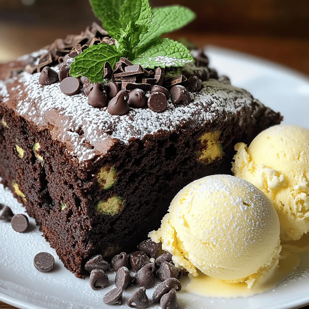 To make a chocolate lover’s zucchini cake, you need a few key ingredients. Each one plays a role in creating that rich and moist texture everyone loves. Here’s what you will need: - 2 cups grated zucchini (about 2 medium-sized zucchinis) - 1 ½ cups all-purpose flour - ½ cup unsweetened cocoa powder - 1 cup granulated sugar - ½ cup brown sugar, packed - 1 teaspoon baking soda - 1 teaspoon baking powder - ½ teaspoon salt - 1 teaspoon ground cinnamon - ½ cup vegetable oil - 3 large eggs - 1 teaspoon vanilla extract - 1 cup semi-sweet chocolate chips - ½ cup chopped walnuts or pecans (optional) The grated zucchini adds moisture and nutrients. You won't even taste it! The cocoa powder gives the cake its rich color and deep chocolate flavor. Both sugars sweeten the cake while keeping it soft. Baking powder and baking soda help it rise. Salt and cinnamon enhance all the flavors. The vegetable oil keeps it moist, and eggs provide structure. Finally, chocolate chips make it a true delight. For the full recipe, check out the details on how to combine these ingredients into a delicious cake. 1. Preheat your oven to 350°F (175°C). Prepare a 9x13 inch baking pan. You can grease and flour it or line it with parchment paper for easy removal later. 2. In a large mixing bowl, mix the grated zucchini with granulated sugar and brown sugar. Let this sit for 5-10 minutes. This helps the zucchini release moisture, making the cake moist. 3. In another bowl, combine all-purpose flour, cocoa powder, baking soda, baking powder, salt, and ground cinnamon. Whisk these dry ingredients together until they blend well. 1. After resting, return to the zucchini mix. Add vegetable oil, eggs, and vanilla extract. Mix until just combined. 2. Gradually fold the dry ingredient mixture into the zucchini mix. Stir gently to avoid overmixing, which keeps the cake light. 3. Carefully fold in the semi-sweet chocolate chips and nuts if you like. Make sure they are evenly spread throughout the batter. 1. Pour the batter into the prepared baking pan. Spread it evenly for uniform baking. 2. Place the pan in the oven and bake for 30-35 minutes. Check for doneness by inserting a toothpick in the center. It should come out clean or with a few moist crumbs. 3. Once baked, cool the cake in the pan for 10 minutes. Then, transfer it to a wire rack to cool completely. For the full details, check the [Full Recipe](#). - Ensure zucchini is well-grated for texture. This helps the cake stay moist. Use a box grater or food processor for even pieces. - Avoid overmixing the batter. Mix just until combined to keep the cake light and fluffy. Overmixing can lead to a dense cake. - Check for doneness using a toothpick. Insert it into the center of the cake. It should come out clean or with a few moist crumbs. - Dust cake with powdered sugar. This adds a nice touch and makes it look fancy. - Serve with ice cream or whipped cream. The creaminess balances the rich chocolate flavor. - Add garnishes for presentation. Top with chocolate shavings or a mint leaf for a pop of color. Enjoy your baking adventure with this Chocolate Lover’s Zucchini Cake! For the full recipe, be sure to check back and enjoy each bite of this rich delight. {{image_4}} You can switch up the ingredients in your Chocolate Lover’s Zucchini Cake for fun. Here are some ideas: - Use whole wheat flour for a healthier option. It adds fiber and a nutty taste. - Try different types of nuts. Walnuts and pecans work well, but almonds can add a nice crunch. - Experiment with different chocolate types. Use dark or milk chocolate to change the flavor profile. Each choice gives the cake a unique twist. Enhance the flavor of your cake with these simple additions: - Add spices like nutmeg or cloves. Just a pinch can elevate the cake’s warmth. - Incorporate other fruits like apples or bananas. These fruits add natural sweetness and moisture. - Use flavored extracts like almond or orange. These can bring a new layer of taste to your cake. These variations can make your Chocolate Lover’s Zucchini Cake even more special. Enjoy exploring new flavors and ingredients! For the full recipe, check out the Chocolate Lover’s Zucchini Cake guide. To store leftover chocolate lover’s zucchini cake, let it cool completely first. Once cooled, you can place it in an airtight container. This keeps the cake fresh and moist. If you do not have an airtight container, you can cover it tightly with plastic wrap. Store it at room temperature for up to three days. If you want to enjoy your cake later, freezing is a great option. Cut the cake into slices for easy access. Wrap each slice tightly in plastic wrap, then place them in a freezer bag. This helps prevent freezer burn. The chocolate zucchini cake can last for up to three months in the freezer. When you're ready to enjoy it, simply take out a slice. Thaw it in the fridge overnight or at room temperature for a few hours. If you want to refresh the cake, you can reheat it in the oven at 350°F for about 10 minutes. This will bring back its rich and moist texture. Zucchini makes the cake moist and fluffy. It adds nutrition like vitamins and fiber. You won’t taste the zucchini at all. This magic ingredient works silently. It blends well with the cocoa and sugars. You can enjoy a rich cake without feeling guilty. You cannot taste the zucchini in the cake. The chocolate flavor shines through. The zucchini adds a nice texture. It keeps the cake soft and tender. The cocoa and sugars balance everything out. You will only notice the sweetness and richness. Check if the cake is done with a toothpick. Insert it into the center of the cake. If it comes out clean, the cake is ready. You might find a few moist crumbs. This means it's perfectly baked! Keep an eye on the time. Bake for 30-35 minutes for the best results. This blog post detailed how to make a delicious chocolate zucchini cake. We covered key ingredients like grated zucchini and chocolate chips. I shared step-by-step instructions for mixing and baking. You learned useful tips to ensure perfect results. We also explored variations for flavor and storage ideas for leftovers. In conclusion, this cake is moist and full of surprises. Enjoy the blend of chocolate and zucchini in every bite. Don’t forget to experiment with flavors. You’ll create a tasty treat that everyone will love.