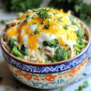 This recipe uses simple, wholesome ingredients. You will create a delicious meal with just a crockpot and these items. - 1 lb boneless, skinless chicken breasts - 2 cups broccoli florets (fresh or frozen) - 1 cup uncooked brown rice - 4 cups chicken broth - 1 cup shredded cheddar cheese - 1/2 cup cream cheese, softened - 1 teaspoon garlic powder - 1 teaspoon onion powder - Salt and pepper to taste - 2 tablespoons olive oil (optional for browning chicken) You can tweak the recipe to suit your taste. If you want, use white rice instead of brown rice. You can also swap cheddar for mozzarella or pepper jack cheese. For a veggie boost, add carrots or peas to the mix. If you like spice, sprinkle in some red pepper flakes. You can use vegetable broth instead of chicken broth for a vegetarian option. These changes let you make the dish your own while still keeping it tasty. First, gather your ingredients. You will need: - 1 lb boneless, skinless chicken breasts - 2 cups broccoli florets (fresh or frozen) - 1 cup uncooked brown rice - 4 cups chicken broth - 1 cup shredded cheddar cheese - 1/2 cup cream cheese, softened - 1 teaspoon garlic powder - 1 teaspoon onion powder - Salt and pepper to taste - 2 tablespoons olive oil (optional for browning chicken) Next, decide if you want to sear the chicken. Searing adds flavor. If time is short, skip this step. For searing, heat olive oil in a skillet. Place chicken into the hot skillet. Cook for 3-4 minutes on each side. You want a light golden color. Now it's time to layer the ingredients in the crockpot. Start by placing the chicken at the bottom. This forms the base of your dish. Next, sprinkle the uncooked brown rice over the chicken. Make sure the rice covers the chicken well. Now, add the broccoli florets on top of the rice. Spread them out evenly. This ensures every bite has broccoli. In a mixing bowl, combine the chicken broth, garlic powder, onion powder, salt, and pepper. Stir this mixture well. Then, pour it over the layered ingredients in the crockpot. Cover the crockpot with the lid. Set the heat to low for 4-6 hours or high for 2-3 hours. The chicken should be fully cooked, and the rice should be soft. Once the cook time is up, remove the chicken. Use two forks to shred it into bite-sized pieces. Return the shredded chicken back to the pot. Next, add the softened cream cheese and shredded cheddar cheese. Stir everything together until it's creamy and well mixed. Taste the dish and adjust seasoning if needed. Serve your hot cheesy chicken broccoli rice right away. Enjoy the comforting flavors! For the full recipe, check the overview above. To make this dish shine, use fresh ingredients. Fresh garlic and onion add a great kick. If you want extra depth, try adding a dash of soy sauce or Worcestershire sauce. This small addition can give your dish a unique twist. You can also sprinkle some red pepper flakes for heat. Don’t forget to taste as you cook. Adjust the seasoning based on your preference. One common mistake is not layering correctly. Always put the chicken at the bottom. If you put the rice directly on the chicken, it can stick. Make sure to use enough liquid. If the rice is dry, it won't cook well. Lastly, avoid lifting the lid often. Each time you peek, heat escapes. This can lead to uneven cooking. Serve your cheesy chicken broccoli rice in colorful bowls. Add a sprinkle of extra cheese on top for a melty finish. A few parsley leaves can add a nice pop of color. Pair this dish with a simple green salad for balance. If you want, add crusty bread on the side for dipping. You can find the Full Recipe to create this dish easily and enjoy the fun of cooking! {{image_4}} You can switch out ingredients to match your taste. Use cauliflower rice instead of brown rice. This swap cuts carbs and adds a new texture. If you prefer a different protein, use turkey or tofu. Both options will work well in this dish. You can also try using different cheeses. Swap cheddar for mozzarella or pepper jack for some heat. If you need a dairy-free option, use vegan cream cheese and nutritional yeast. This keeps the creamy texture while making it plant-based. For gluten-free needs, make sure your broth is gluten-free. You can even add more veggies. Try bell peppers, carrots, or peas for extra color and nutrition. You can make this recipe on the stove or in the oven. For the stove, cook on low heat for about 30 minutes. Stir often to prevent sticking. In the oven, preheat to 350°F and bake for 45 minutes in a covered dish. Both methods can yield a tasty meal, though the crockpot makes it super easy. Feel free to explore these variations and make this dish your own! You can find the Full Recipe above to guide you through your cooking adventure. After making Crockpot Cheesy Chicken Broccoli Rice, let it cool down. Place the leftovers in an airtight container. Store it in the fridge for up to three days. This dish keeps well and makes for a quick meal later. If you want to save some for later, freezing is a great option. First, cool the dish completely. Then, pack it in freezer-safe containers or bags. It can stay in the freezer for up to three months. Just remember to label your containers with the date! When you’re ready to eat, defrost your meal in the fridge overnight if frozen. To reheat, use the microwave or stovetop. For the microwave, heat in short bursts, stirring in between. If using the stovetop, add a bit of broth or water to keep it moist. Heat until steaming hot and enjoy your cheesy delight again! You can serve this dish with a side salad or crusty bread. A light green salad adds freshness. Garlic bread provides a nice crunch and pairs well with the creamy rice. You could also try a fruit salad for a sweet contrast. Each option adds a fun twist to your meal. Yes, you can use other cheeses! Try mozzarella for a gooey texture. Gouda adds a rich, smoky flavor. Pepper jack gives it a spicy kick. Just remember to use cheese that melts well. Mix and match to find the flavor you love most. Check the chicken for an internal temperature of 165°F (75°C). Use a meat thermometer for accuracy. If you do not have one, cut into the thickest part of the chicken. The meat should be white, not pink. Ensure the juices run clear for safety. This blog post covered all the key parts of making a great Crockpot Cheesy Chicken Broccoli Rice dish. We explored the ingredients, detailed steps, tips, and variations. I shared helpful tips to enhance flavors and avoid common mistakes. You also learned about proper storage and answered frequent questions. I hope you feel ready to cook this dish with confidence. Enjoy every bite, and don’t be afraid to make it your own!