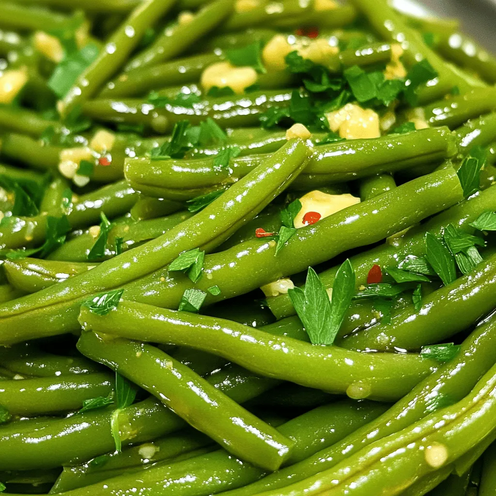 Garlic Honey Butter Green Beans Flavorful Side Dish