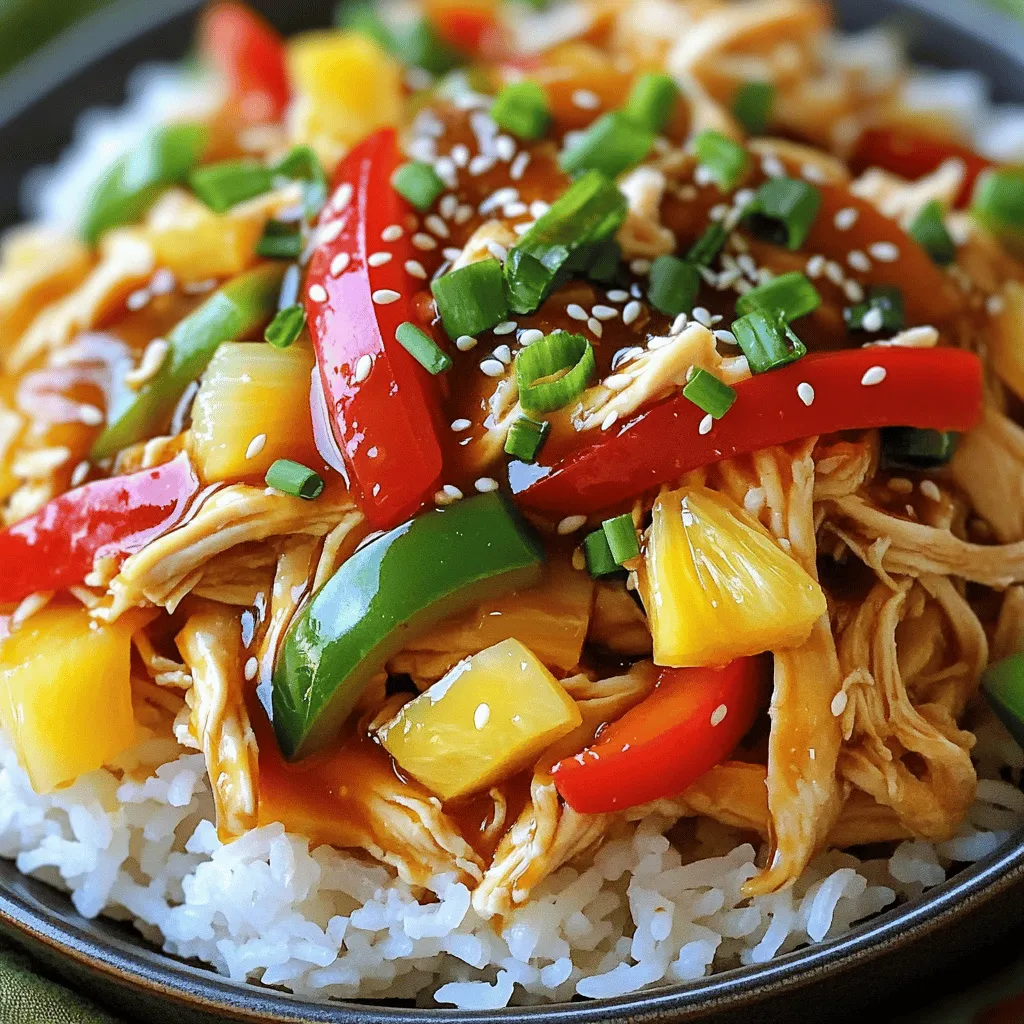 Sweet Hawaiian Crock Pot Chicken Flavorful Family Meal