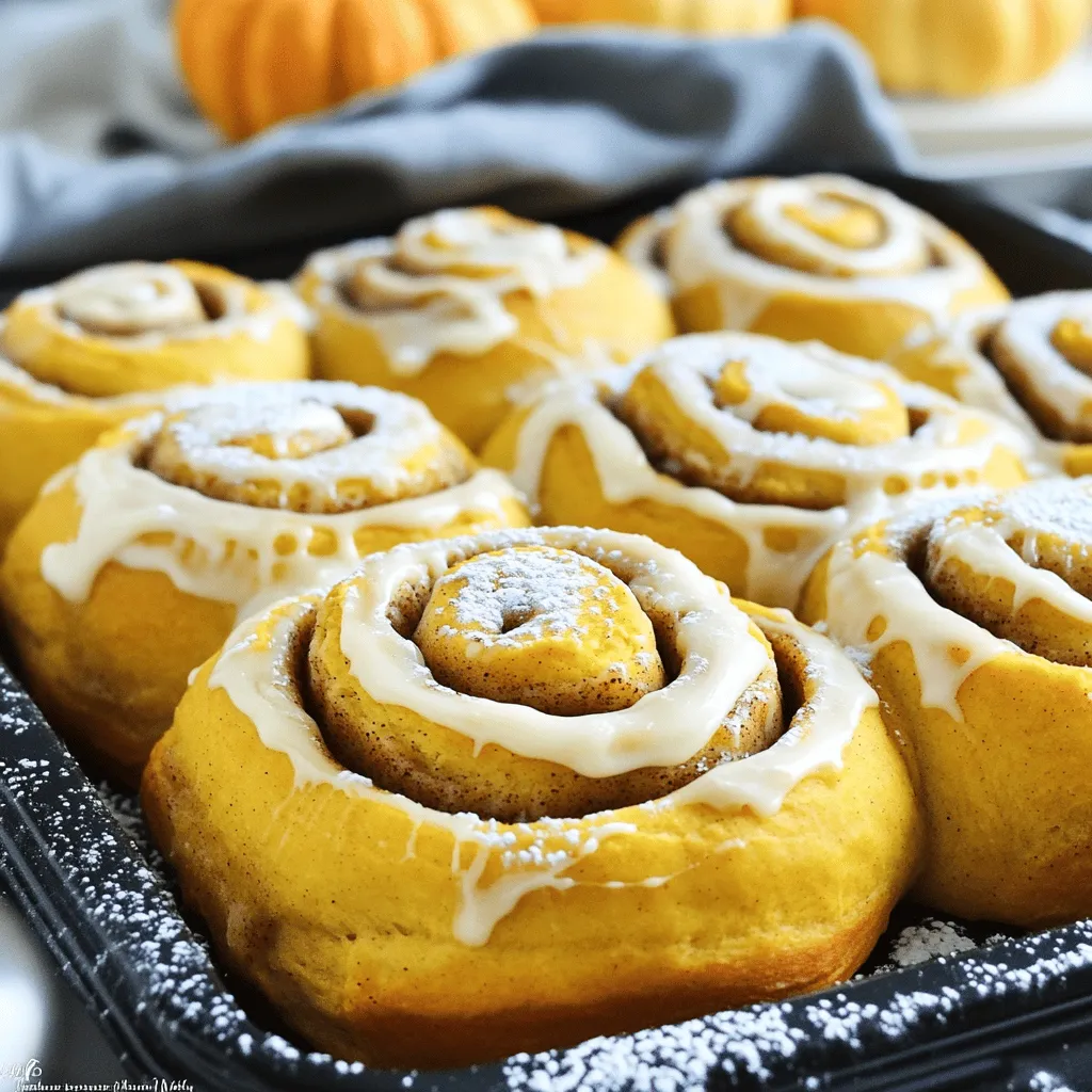 Pumpkin Cream Cheese Cinnamon Rolls Warm and Comforting