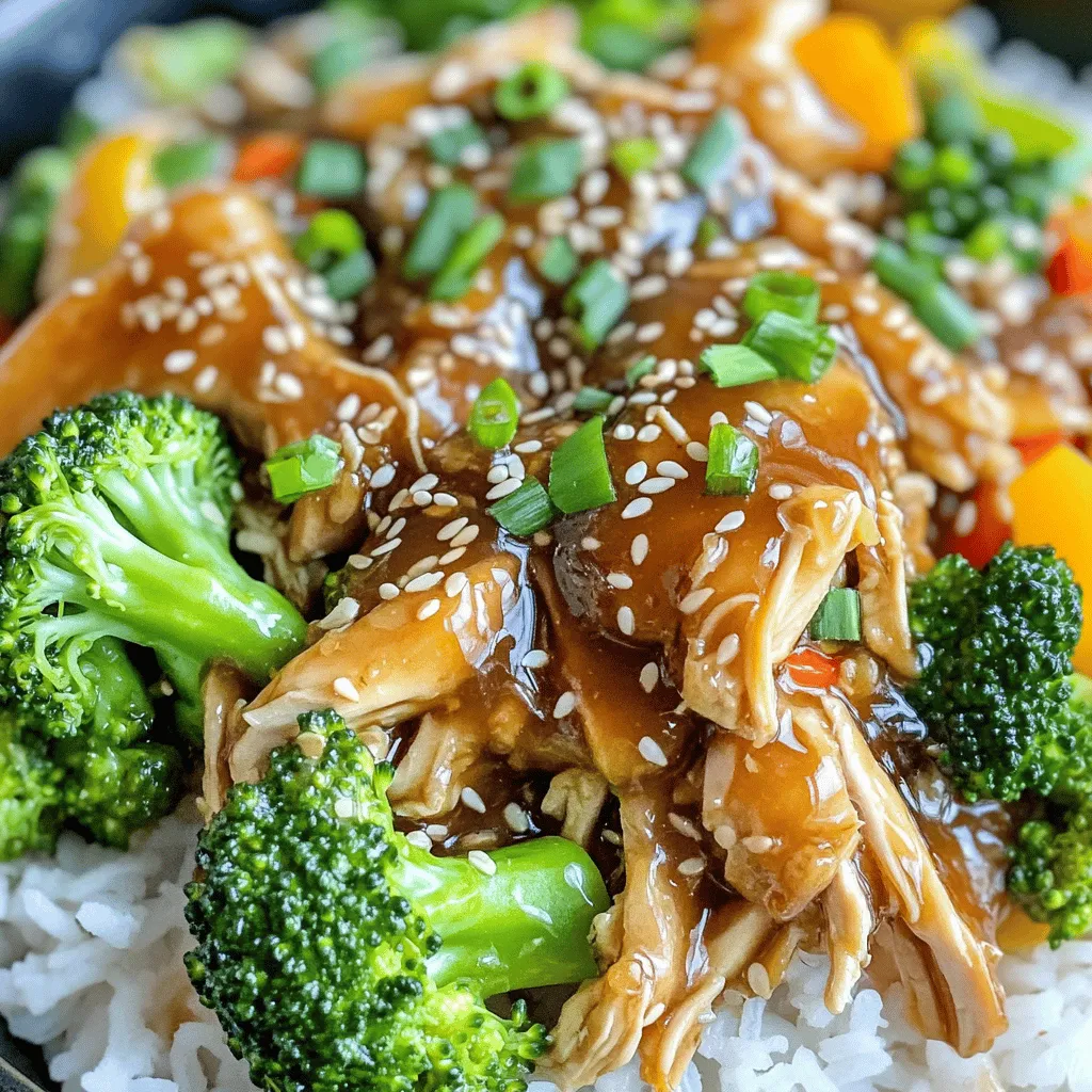 Slow Cooker Honey Garlic Chicken Flavorful and Easy Dish