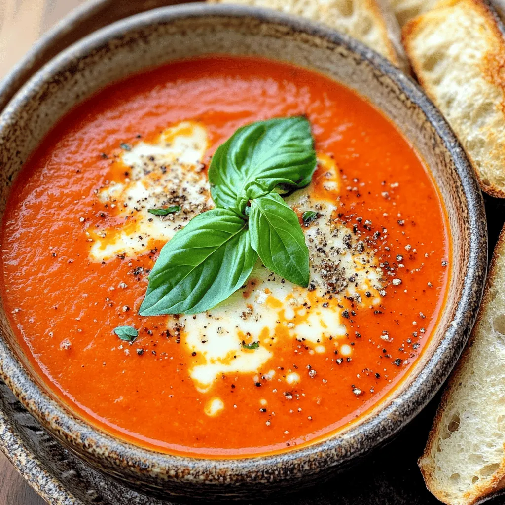 Roasted Red Pepper Gouda Soup Flavorful Comfort Dish