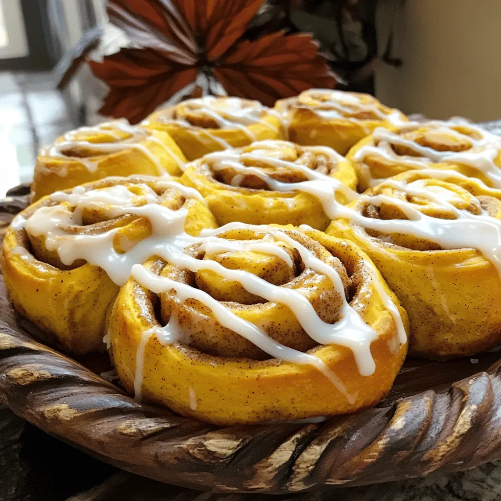 Pumpkin Cinnamon Rolls Cozy and Delicious Treats