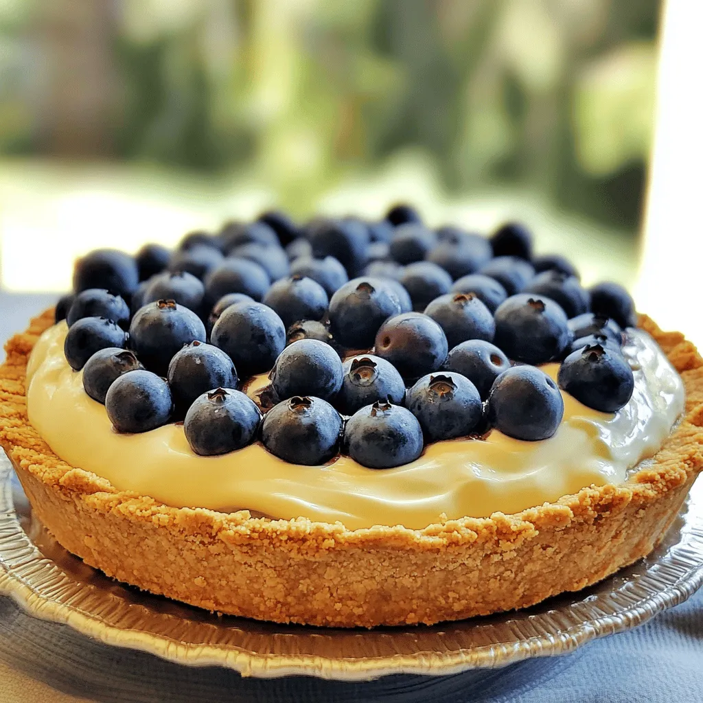 Creamy Blueberry Pie Delightful Summer Dessert Recipe