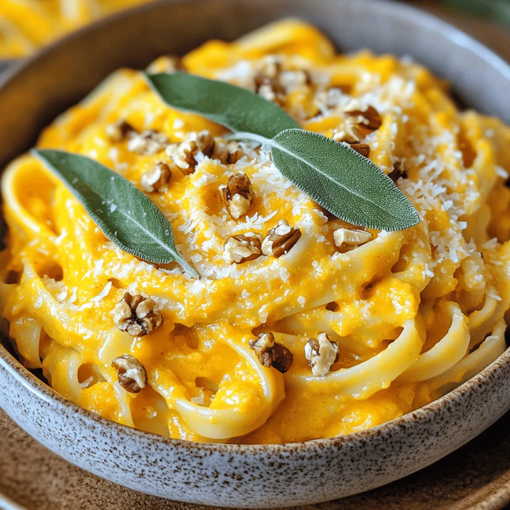 Creamy Pumpkin Sage Pasta Comforting Fall Delight
