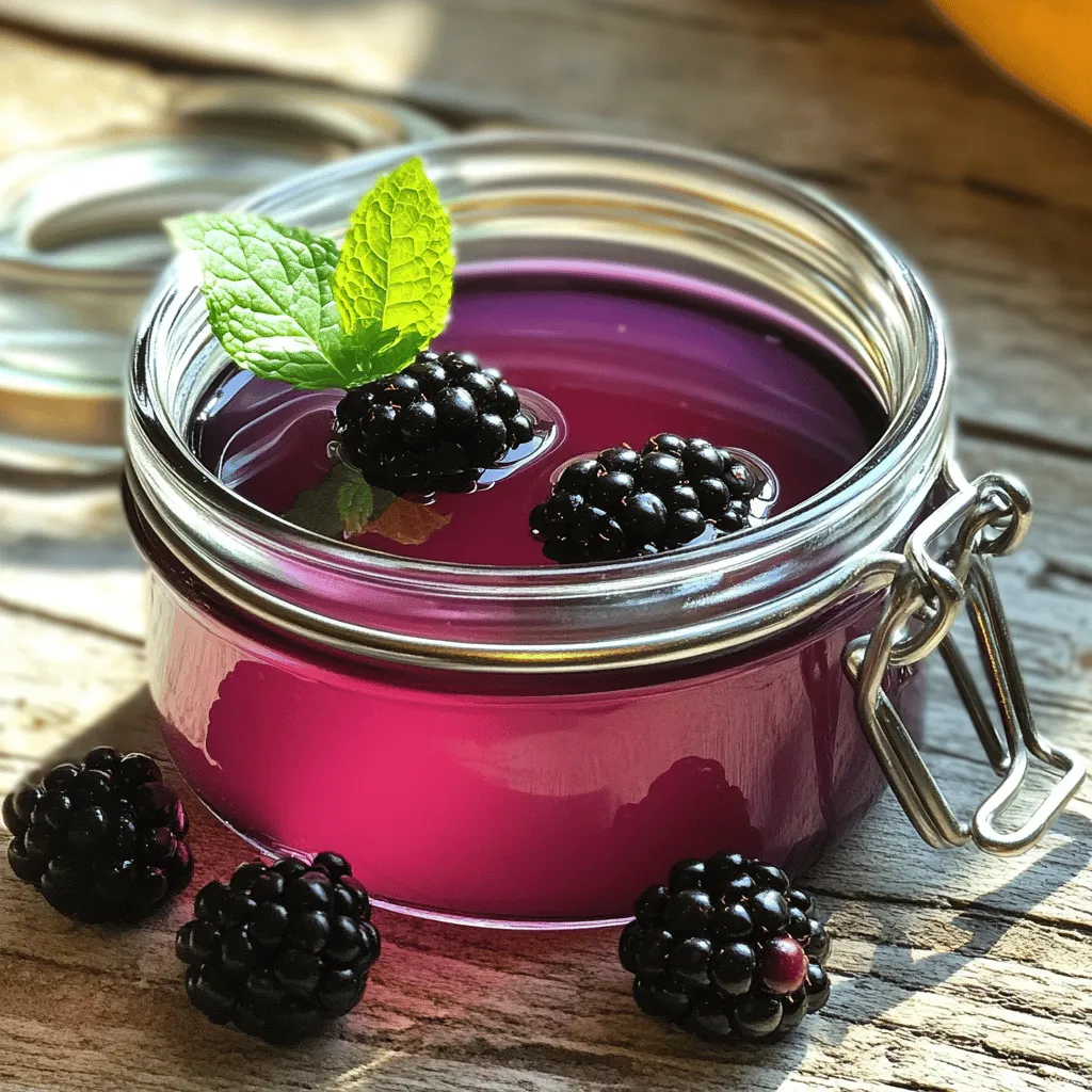 Blackberry Simple Syrup Easy and Flavorful Recipe
