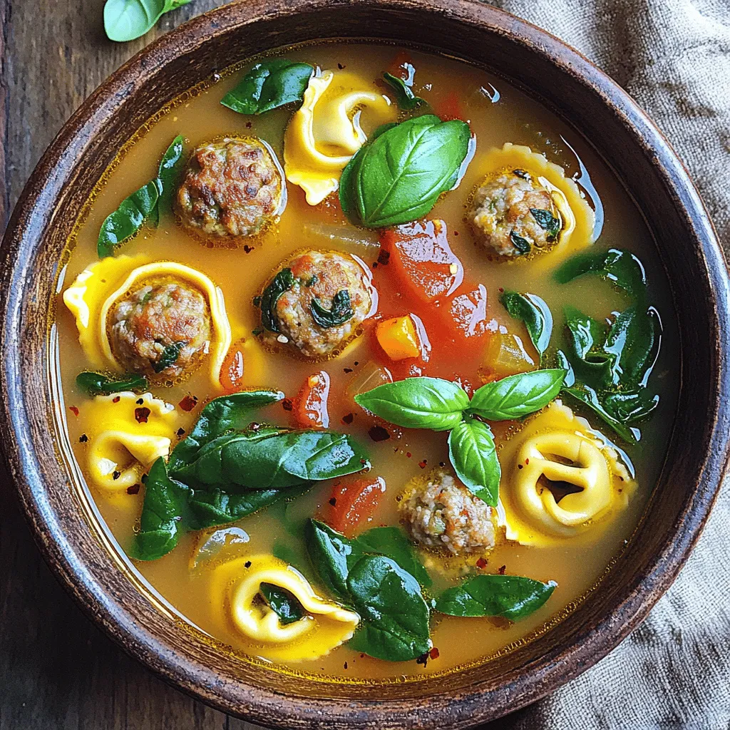 Meatball Tortellini Soup Flavorful Comfort Dish