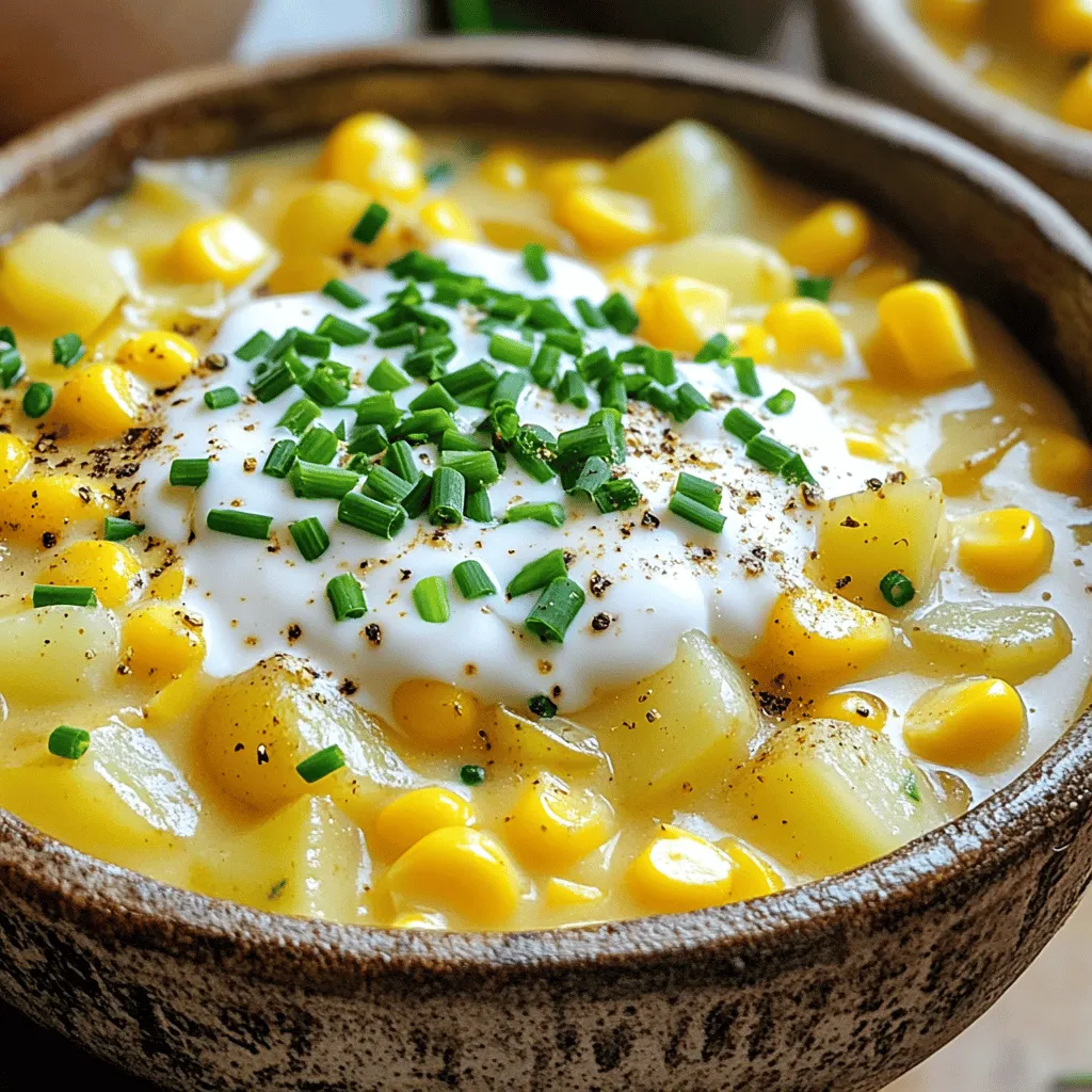 Creamy Corn Chowder Flavorful Comfort Food Recipe