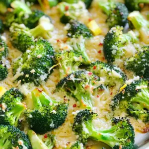 You need one pound of fresh broccoli florets. Look for bright green pieces. They should feel firm and crisp. Avoid any yellowing or wilting. Fresh broccoli makes a big difference in taste and texture. For the flavor base, gather these key items: - 3 tablespoons olive oil - 4 cloves garlic, minced - 1/2 cup grated Parmesan cheese - Salt and pepper, to taste The olive oil helps the broccoli roast well. It also adds a nice richness. Minced garlic brings that strong, savory note. Parmesan cheese adds a salty creaminess that pairs perfectly with the broccoli. If you want to spice things up, consider these extras: - 1/4 teaspoon red pepper flakes (optional) - Zest of 1 lemon - 1 tablespoon lemon juice Red pepper flakes add a hint of heat. The lemon zest and juice brighten the dish. They give a fresh kick that balances the richness. You can mix and match these options based on your taste. First, set your oven to 425°F (220°C). This high heat helps the broccoli get crispy edges. In a big bowl, add 1 pound of fresh broccoli florets. Pour in 3 tablespoons of olive oil and mix well. This oil helps the broccoli roast nicely. Next, add 4 minced garlic cloves and 1/2 cup of grated Parmesan cheese. If you want a little kick, toss in 1/4 teaspoon of red pepper flakes. Season with salt and pepper to taste. Mix everything until the broccoli is covered in the yummy garlic and cheese. Spread the broccoli mixture on a baking sheet lined with parchment paper. Make sure to lay it out in a single layer for even cooking. Roast in the oven for 20-25 minutes. Stir the broccoli halfway through to help it cook evenly. It’s done when it is tender and the edges turn brown. When it's out of the oven, sprinkle with lemon zest and drizzle with 1 tablespoon of lemon juice. This adds a lovely fresh flavor. Enjoy your garlic Parmesan roasted broccoli hot! To get the best roasted broccoli, start with fresh florets. They should be bright green and firm. Cut them into similar sizes for even cooking. Use a good amount of olive oil to coat them. This helps the broccoli crisp up nicely. Spread the florets in a single layer on the baking sheet. This keeps them from steaming and helps them roast well. Stir halfway through cooking to ensure even browning. For a strong garlic taste, use fresh minced garlic. You can also roast the garlic with the broccoli to mellow its flavor. If you want a stronger kick, add more garlic cloves. Mixing the garlic with olive oil before adding it to the broccoli can help spread the flavor. You can also sprinkle some garlic powder for an extra punch. Serve the broccoli hot for the best taste. It pairs well with grilled chicken or fish. You can add lemon zest on top for a fresh look and taste. A sprinkle of extra Parmesan cheese can make it even more delicious. For a colorful dish, add cherry tomatoes or bell peppers. Serve it in a nice bowl to show off the vibrant green color. {{image_2}} You can mix in other veggies with the broccoli. Carrots, bell peppers, or cauliflower work well. Just chop them to fit the size of the broccoli. Toss them with olive oil and seasonings like you do with the broccoli. Keep in mind that cooking times might change. Check for tenderness often while roasting. If you want a twist, try different cheeses. Cheddar adds a sharp taste. Feta gives a salty kick. You can even mix cheeses for a unique flavor. Just remember to keep the amount of cheese similar to the Parmesan. This way, the texture stays nice and creamy. Want more heat? Try using cayenne pepper or chili powder instead of red pepper flakes. For a milder option, use black pepper or smoked paprika. Each spice adds its own flair, so feel free to experiment. Start with a small amount and then add more if you like it spicy. Store any leftover garlic Parmesan roasted broccoli in an airtight container. Make sure it cools down first. It can last for about three to four days in the fridge. This way, you can enjoy it later without losing flavor. When you are ready to eat your leftovers, reheat them in the oven. Preheat your oven to 350°F (175°C). Place the broccoli on a baking sheet and cover it with foil. This helps keep the broccoli moist. Heat for about 10 minutes or until warm. You can also use the microwave, but the oven gives better results. If you want to save garlic Parmesan roasted broccoli for later, freezing is a great option. Let it cool completely, then place it in a freezer-safe bag. Remove as much air as possible before sealing. It can stay frozen for up to three months. When you are ready to cook it, thaw it in the fridge overnight. Reheat it in the oven for the best taste and texture. Yes, you can use frozen broccoli. It is convenient and saves time. However, it may be softer when cooked. To use it, thaw the broccoli first. Drain any excess water before mixing it with the other ingredients. This helps keep the flavors strong. To make this dish dairy-free, swap the Parmesan cheese for a plant-based cheese. Nutritional yeast is another great option. It adds a cheesy flavor without dairy. You can also use vegan butter instead of olive oil for a richer taste. Garlic Parmesan roasted broccoli is packed with nutrients. Broccoli is high in vitamins C and K. It also has fiber, which aids digestion. Garlic can boost your immune system. Parmesan adds protein and calcium. This dish is a tasty way to enjoy healthy veggies. Roasting broccoli is simple and fun. We covered fresh broccoli, seasonings, and how to get the best flavor. You learned effective steps for preheating to serving ideas. Tips for enhancing taste can make your dish shine. You can even change things up with other veggies or spices. And remember, knowing how to store your leftovers will help reduce waste. Roasting broccoli not only tastes great but is also good for you. Enjoy this tasty dish any time!