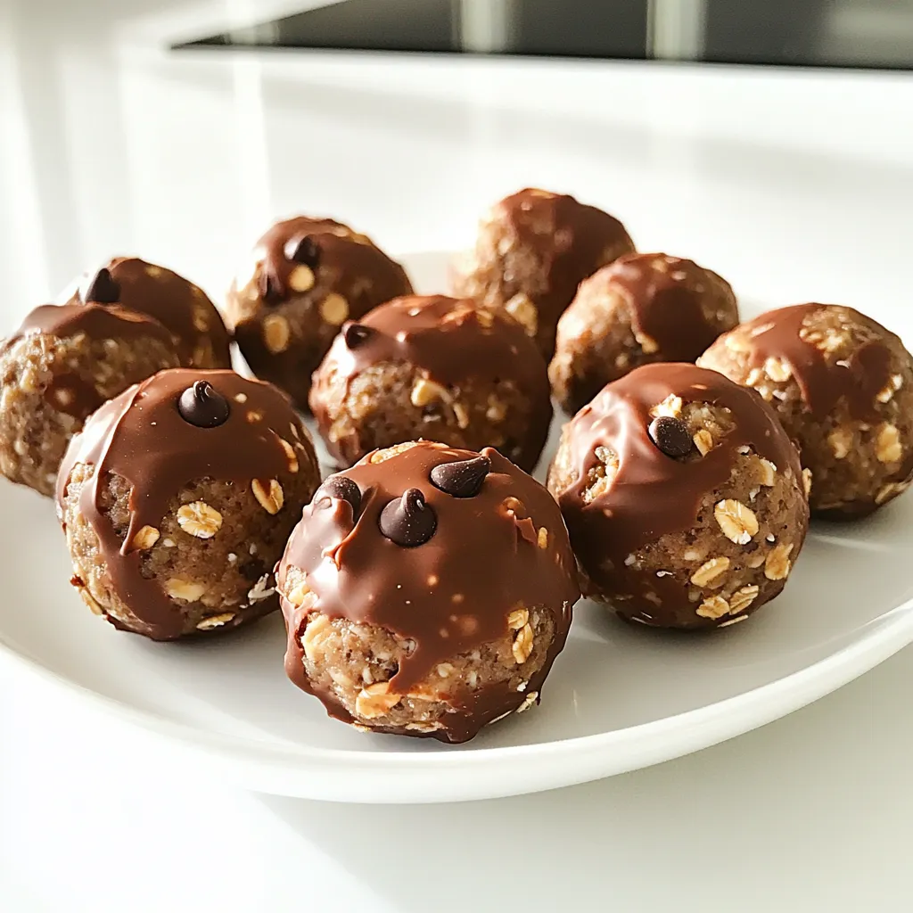 Chocolate Peanut Butter Protein Balls Easy Snack Recipe
