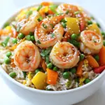 To make Minute Teriyaki Shrimp Fried Rice, you need the right ingredients. Here is what you will need: - 2 cups cooked jasmine rice (preferably chilled) - 1 pound large shrimp, peeled and deveined - 2 tablespoons teriyaki sauce - 1 cup mixed vegetables (carrots, peas, bell peppers) - 2 green onions, chopped - 2 cloves garlic, minced - 1 tablespoon ginger, minced - 2 tablespoons soy sauce - 1 tablespoon sesame oil - 1 tablespoon vegetable oil - Salt and pepper to taste - Sesame seeds for garnish These ingredients create a dish full of flavor and color. The chilled jasmine rice is key. It keeps each grain separate and fluffy. Large shrimp add a nice bite. Fresh vegetables bring crunch and vitamins. Garlic and ginger give depth to the taste. Finally, the sauces create a sweet and savory blend. Each ingredient plays a role in making your fried rice a delightful meal. - First, heat 1 tablespoon of vegetable oil in a large skillet over medium-high heat. - Add 2 cloves of minced garlic and 1 tablespoon of minced ginger. Sauté for about 30 seconds. The aroma will fill your kitchen. - Next, add 1 pound of peeled and deveined shrimp to the skillet. Cook them for 2-3 minutes until they turn pink. This shows they are done. Remove the shrimp and set them aside. - In the same skillet, add 1 cup of mixed vegetables, like carrots, peas, and bell peppers. - Stir-fry the vegetables for about 2-3 minutes. You want them tender but still crisp. - Push the vegetables to one side of the skillet. Now, add 2 cups of chilled jasmine rice. Break apart any clumps with your spatula. - Pour in 2 tablespoons of teriyaki sauce and 2 tablespoons of soy sauce. Stir well to combine. Let the rice absorb the flavors. - Add the cooked shrimp back to the skillet. Toss in 2 chopped green onions too. Drizzle 1 tablespoon of sesame oil over everything. - Stir-fry for an additional 2-3 minutes until heated through. Season with salt and pepper to your taste. - Serve hot and sprinkle sesame seeds on top for garnish. If you want to save time, you can use Minute Rice or other quick-cooking rice. These options cook faster than regular rice. Just make sure to follow the package instructions. You can replace cooked jasmine rice with these quicker types. Always measure the water carefully. Too much water can make your dish soggy. Flavor is key in this dish. Start with the teriyaki sauce and soy sauce. If you find it too sweet, add a bit more soy sauce. For saltiness, adjust with a pinch of salt. Taste as you cook. This helps you find the right balance. You can also add more garlic or ginger to enhance the flavor. To avoid mushy rice, use chilled jasmine rice. Freshly cooked rice can get sticky. When adding rice to the skillet, break up any clumps. This helps each grain stay separate. Stir-frying on high heat also keeps the rice from getting too soft. Keep an eye on the cooking time for the shrimp and veggies too. They should be cooked but still crisp. {{image_2}} You can change the protein in this dish. Chicken is a great choice. Just cut it into small pieces and cook until it's done. Tofu is also a good option. Use firm tofu and cube it. Sauté it until golden. Beef can work too. Thinly slice it and cook until just brown. Each protein adds a unique taste and texture. Feel free to mix your veggies! You can use seasonal vegetables like zucchini or broccoli. Frozen veggies are also handy. They save time and are easy to find. Just add them straight to the skillet. You can use whatever you like or have on hand. This flexibility makes the dish fun and colorful. You can make your teriyaki sauce at home. It’s simple to blend soy sauce, honey, and ginger. If you want a twist, try different sauces. Sweet chili sauce adds heat. Or use a spicy soy sauce for a kick. Each sauce choice gives a new flavor. This keeps your Minute Teriyaki Shrimp Fried Rice exciting every time you make it! Store any leftovers in an airtight container. This keeps your Minute Teriyaki Shrimp Fried Rice fresh. Let it cool to room temperature before sealing. You can store it in the fridge for up to three days. When you reheat, make sure it’s heated all the way through. The best way to reheat fried rice is on the stove. Use a non-stick skillet over medium heat. Add a splash of water or broth to help steam it. Stir often until it’s hot. You can also use the microwave. Place it in a microwave-safe bowl, cover it, and heat in 30-second bursts. Stir between each burst for even heating. You can freeze Minute Teriyaki Shrimp Fried Rice for up to three months. First, let it cool completely. Then, portion it into freezer-safe bags or containers. Squeeze out as much air as possible. To thaw, place it in the fridge overnight. Reheat it on the stove or microwave for best results. This way, you can enjoy it later without losing flavor! The best rice for fried rice is jasmine rice. It has a nice texture and flavor. Chilled rice works best because it is less sticky. You can also use long-grain rice. It helps to keep the grains separate. Avoid using freshly cooked rice. It can be too soft and mushy. Yes, you can make this recipe gluten-free. Use gluten-free teriyaki sauce and soy sauce. Many brands offer gluten-free options. Check the labels to ensure they are safe. You can also use coconut aminos as a soy sauce substitute. This keeps the flavors while ensuring it is gluten-free. To add more spice, try adding red pepper flakes. You can also use fresh chili peppers. Sauté them with garlic and ginger to infuse heat. Another option is to drizzle sriracha on top before serving. Adjust the heat to your liking for a perfect kick. This blog post showed you how to make shrimp fried rice easily. We covered the needed ingredients, step-by-step cooking, and tips for flavor and texture. You learned about different proteins, veggies, and sauces to try. Remember to store leftovers properly and follow reheating tips for best results. Fried rice is fun and flexible. Don’t be afraid to change it up based on what you have. Enjoy making this dish and sharing it with others!