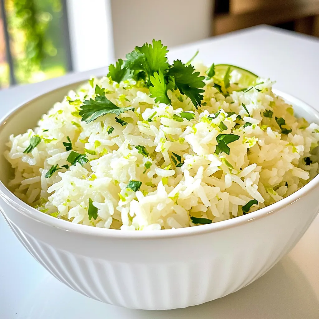 Coconut Lime Rice Simple and Flavorful Side Dish