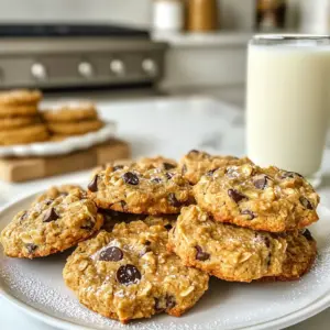 - 1 cup natural peanut butter (smooth or chunky) - 1 cup rolled oats - 1/2 cup brown sugar (packed) - 1/4 cup maple syrup - 1 tsp vanilla extract - 1/2 tsp baking soda - 1/4 tsp salt - 1/2 cup dark chocolate chips (dairy-free) - Optional: 1/4 cup chopped nuts (such as walnuts or pecans) Each ingredient in these cookies plays a key role. Peanut butter adds flavor and healthy fats. It gives cookies a rich, nutty taste. Rolled oats provide texture and fiber, making them chewy. Brown sugar adds sweetness and moisture, making cookies soft. Maple syrup enhances sweetness with a nice flavor twist. Vanilla extract brings depth, while baking soda helps cookies rise. Salt balances flavors and enhances the taste. Dark chocolate chips offer a sweet, creamy contrast. If you choose to add nuts, they give a satisfying crunch. You can swap peanut butter for almond or sunflower seed butter for nut allergies. Instead of brown sugar, use coconut sugar for a lower glycemic index option. Maple syrup can be replaced with agave syrup or simple syrup. For a gluten-free choice, use gluten-free oats. You can skip the chocolate chips for a plain cookie or add dried fruit for a different taste. {{ingredient_image_1}} First, set your oven to 350°F (175°C). This is the ideal temperature for baking our cookies. While the oven heats, get a baking sheet and line it with parchment paper. This will help the cookies not stick. A lined sheet makes cleanup easy, too. In a mixing bowl, add 1 cup of natural peanut butter. You can use smooth or chunky peanut butter based on your taste. Next, add 1/2 cup of packed brown sugar, 1/4 cup of maple syrup, and 1 teaspoon of vanilla extract. Mix well until the mixture is smooth. This blend gives our cookies a sweet and nutty flavor. In another bowl, whisk together 1 cup of rolled oats, 1/2 teaspoon of baking soda, and 1/4 teaspoon of salt. The oats give texture and chewiness to the cookies. Baking soda helps them rise, while salt balances the sweetness. Now, slowly add the dry mix to the wet mix. Stir until everything is well combined. If you like, fold in 1/2 cup of dark chocolate chips and 1/4 cup of chopped nuts. Using a tablespoon, scoop out the dough and form small balls. Place them on the prepared baking sheet. Flatten each ball slightly with a fork. Bake your cookies for 10-12 minutes until the edges turn golden brown. After baking, let them cool on the sheet for 5 minutes before moving them to a wire rack. Enjoy your delicious cookies! To get the right cookie texture, use the right mix of ingredients. Aim for a balance of peanut butter and oats. Too much peanut butter makes cookies soft. Too many oats make them dry. The key is one cup of each. When mixing, don’t over-mix. Stir just until everything combines. This keeps your cookies chewy and soft. Natural peanut butter is great for these cookies. It has fewer additives than regular peanut butter. This means more flavor and a more pure taste. Stir it well before using. The oil often separates, so mix it back in. If you like a crunchy texture, use chunky peanut butter. It adds fun bits in every bite. To keep your cookies fresh, store them in an airtight container. If you want them to last longer, place parchment paper between layers. This keeps them from sticking together. They can stay fresh for up to a week. If you want to save them longer, freeze them. Just wrap each cookie in plastic wrap and place them in a freezer bag. They can last for up to three months! Pro Tips Storage Tip: Store the cookies in an airtight container to keep them fresh for up to a week. Peanut Butter Choice: Use natural peanut butter for the best flavor and texture; avoid brands with added sugar or oils. Add-ins Customization: Feel free to experiment with different mix-ins like dried fruits or seeds for added texture and flavor. Chilling Dough: For thicker cookies, chill the dough for 30 minutes before baking to help them hold their shape. {{image_2}} If you want nut-free cookies, try sunflower seed butter instead of peanut butter. This swap keeps the taste great while avoiding nuts. You can also use pumpkin seed butter. Both options add a nice flavor and keep the cookies moist. To make these cookies gluten-free, use certified gluten-free oats. They taste just as good and won’t change the texture. Check the label to ensure your oats are gluten-free. You can also use almond flour or coconut flour for a different texture. Spice up your cookies with extra flavors! Add a pinch of cinnamon for warmth or a dash of nutmeg for a cozy touch. You can also mix in a bit of cocoa powder for a chocolatey twist. Consider using flavored extracts like almond or coconut for new tastes. This way, you can create cookies that are uniquely yours! Each cookie has about 120 calories. This is based on a recipe that makes 12 cookies. The cookies contain around 6 grams of fat, mostly from peanut butter. You also get about 15 grams of carbs and 3 grams of protein. The dark chocolate chips add some extra flavor and a few calories too. The main star, peanut butter, is packed with protein and healthy fats. It helps keep you full and energized. Rolled oats provide fiber, aiding digestion and heart health. Maple syrup offers a natural sweetness with some vitamins and minerals. Dark chocolate chips are rich in antioxidants, which can help with heart health. You can swap brown sugar or maple syrup with other sweeteners. For example, agave syrup has a lower glycemic index. This means it may not spike your blood sugar as much. Coconut sugar is another option; it has a slight caramel flavor and retains some nutrients. Each sweetener has different calorie counts, so check the labels. Yes, you can freeze these cookies! Just let them cool completely first. Place them in an airtight container or a freezer bag. They last up to three months in the freezer. When you’re ready to eat, just thaw them at room temperature. To make gluten-free Vegan Peanut Butter Oat Cookies, use certified gluten-free oats. Ensure all other ingredients are gluten-free too. Many brands offer gluten-free options for maple syrup and baking soda. This small change makes a big difference. If you need a substitute for peanut butter, try almond butter or sunflower seed butter. Both have a similar texture. They add a unique taste to the cookies. Just make sure the substitute is smooth and creamy for best results. Homemade Vegan Peanut Butter Oat Cookies last about one week at room temperature. Store them in an airtight container to keep them fresh. You can also store them in the fridge for up to two weeks. If you freeze them, they can last for months! You learned about making Vegan Peanut Butter Oat Cookies from scratch. We discussed the key ingredients, their roles, and how to substitute them. I shared step-by-step instructions to guide your baking. Tips for achieving the best texture and storing cookies helped ensure success. Variations allow you to customize flavors and accommodate dietary needs. Finally, I included nutritional insights to support healthier choices. These cookies are simple, tasty, and fun to make. Enjoy baking with friends and family!