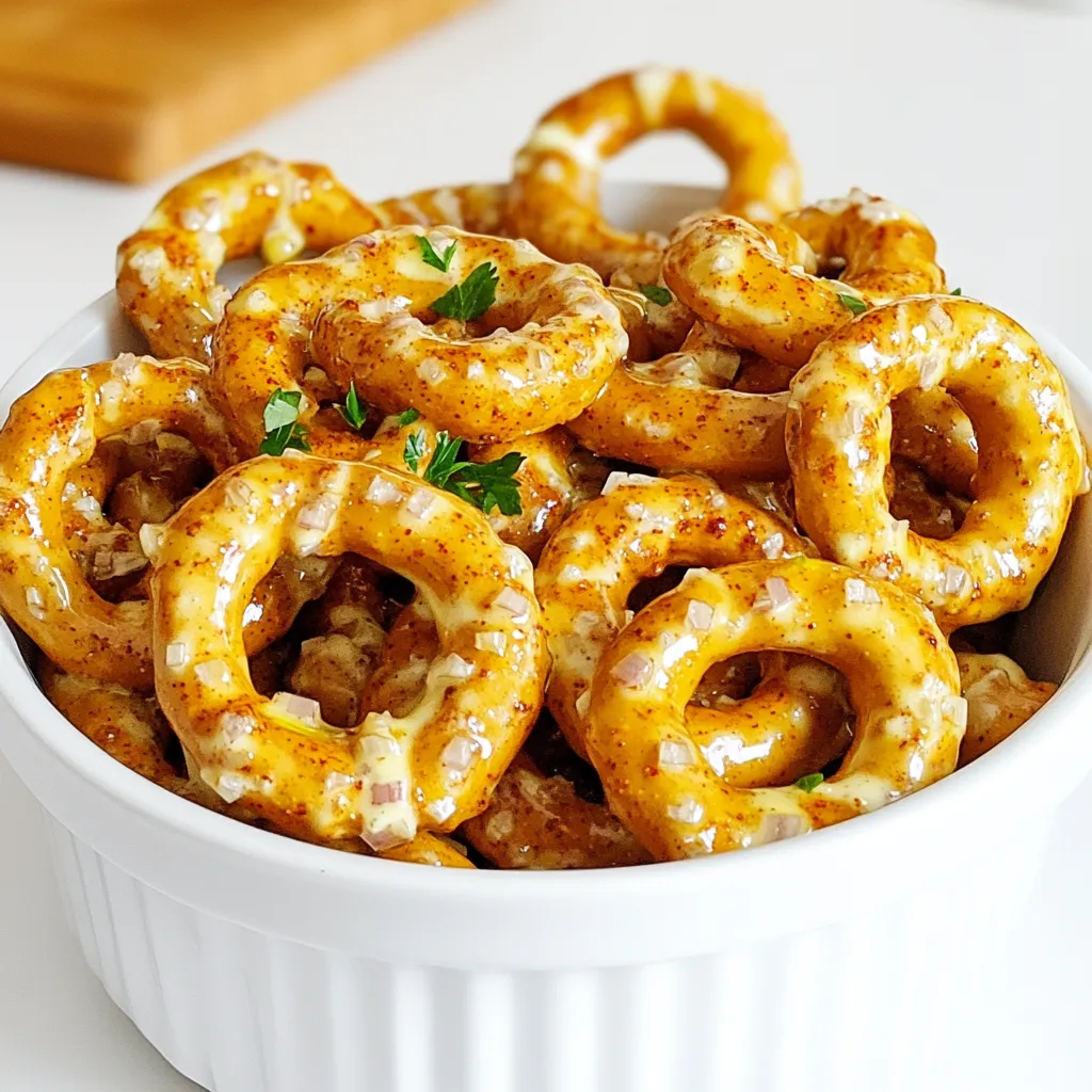 Spicy Ranch Pretzels Savory and Flavorful Snack Treat
