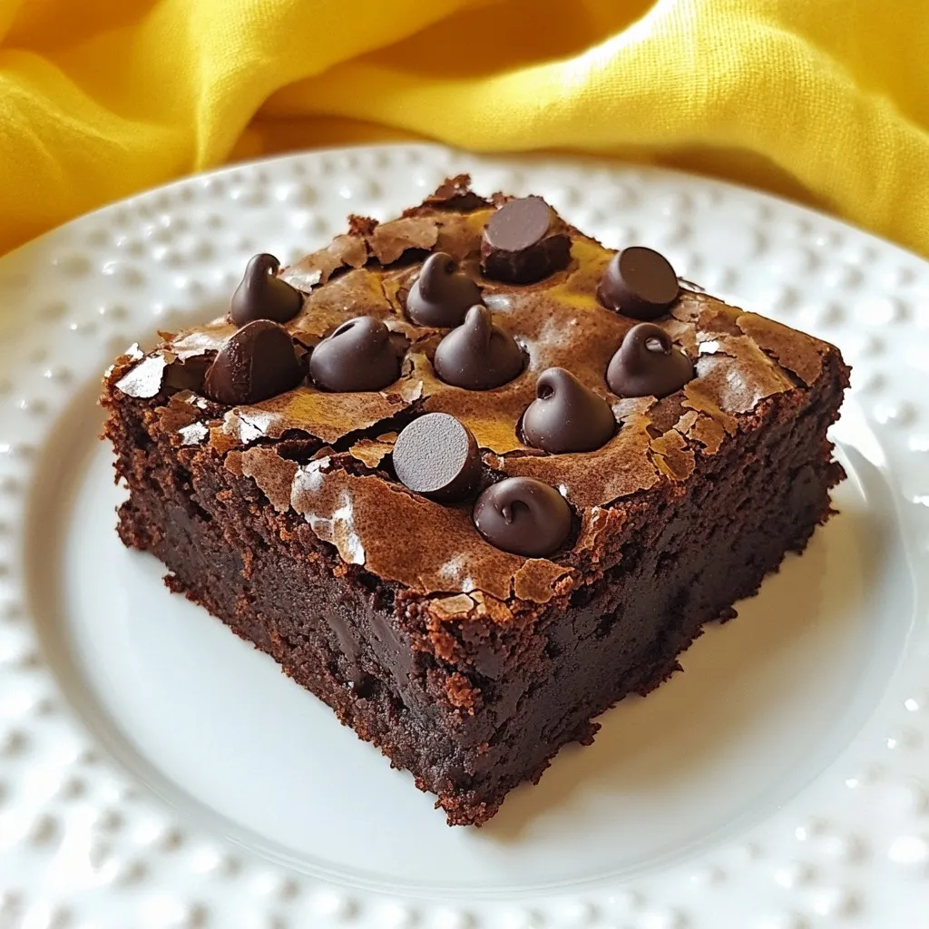 - 1 cup cooked and mashed sweet potatoes (about 1 medium sweet potato) - 1/2 cup almond butter (or peanut butter) - 1/4 cup maple syrup - 1/4 cup cocoa powder - 1/2 cup oat flour - 1/2 teaspoon baking powder - 1/2 teaspoon vanilla extract - 1/4 teaspoon salt - 1/2 cup dark chocolate chips (dairy-free if desired) - 1 cup equals 240 milliliters. - 1/2 cup equals 120 milliliters. - 1/4 cup equals 60 milliliters. - 1/2 teaspoon equals 2.5 milliliters. You can use canned sweet potatoes if you want to save time. Almond butter can switch with peanut butter or any nut butter you like. Maple syrup can be replaced with honey for a different flavor. Oat flour can be made by grinding oats in a blender. Cocoa powder can be switched with carob powder for a unique taste. Dark chocolate chips can be replaced with milk chocolate or white chocolate. {{ingredient_image_1}} First, heat your oven to 350°F (175°C). This step is key for the brownies to bake evenly. Grab an 8x8 inch baking pan. You can grease it with some oil or line it with parchment paper. Lining helps the brownies come out easier. In a mixing bowl, put 1 cup of cooked and mashed sweet potatoes. You can use about 1 medium sweet potato for this. Add in 1/2 cup of almond butter or peanut butter. Then, pour in 1/4 cup of maple syrup. Stir these together until the mix is smooth and creamy. This is the heart of your brownie mix. Next, sift in 1/4 cup of cocoa powder and 1/2 cup of oat flour. Add 1/2 teaspoon of baking powder, 1/2 teaspoon of vanilla extract, and 1/4 teaspoon of salt. Mix until it turns into a thick batter. This is where the magic happens! Now fold in 1/2 cup of dark chocolate chips. Save a few to sprinkle on top later. Pour the batter into your prepared pan. Spread it out evenly. If you saved some chocolate chips, sprinkle them on top. Bake the brownies in the preheated oven for 25 to 30 minutes. To check if they are done, insert a toothpick into the center. It should come out mostly clean, with just a few moist crumbs. After baking, let them cool in the pan for about 10 minutes. Then, move them to a wire rack to cool completely before slicing. Enjoy your sweet potato brownies! To get the best texture, use smooth, well-mashed sweet potatoes. The more you mash, the creamier the brownies. Be sure to measure one cup of sweet potatoes after mashing. If you want them extra fudgy, don't overbake them. A toothpick should come out with a few moist crumbs. You can boost the flavor of your brownies in simple ways. Try adding a pinch of cinnamon or nutmeg for warmth. You can also mix in some crushed nuts for a nice crunch. If you want a deeper chocolate flavor, add an extra tablespoon of cocoa powder. Dark chocolate chips add richness, so don't skip them! One big mistake is not measuring the ingredients correctly. Too much flour can make the brownies dry. Make sure to sift the cocoa powder to avoid lumps. Another mistake is not letting the brownies cool enough. Cutting them too early can lead to a messy result. Lastly, watch the baking time closely. It’s better to check a bit early than to overbake. Pro Tips Use Fresh Sweet Potatoes: For the best flavor and texture, use freshly cooked sweet potatoes instead of canned ones. Adjust Sweetness: Depending on your taste, you can increase or decrease the amount of maple syrup to suit your preference. Experiment with Nut Butters: Try different nut butters like cashew or sunflower seed butter for a unique twist on flavor. Storage Tips: Store leftovers in an airtight container in the fridge for up to a week or freeze for longer storage. {{image_2}} To make vegan sweet potato brownies, swap almond butter with a nut-free option. Use sunflower seed butter or tahini instead. Replace maple syrup with agave nectar for a similar sweetness. Ensure your dark chocolate chips are dairy-free. These small changes keep your brownies rich and plant-based. For gluten-free brownies, use oat flour as in the recipe. Oat flour is safe and tasty for those who avoid gluten. You can also use almond flour or a gluten-free blend if you prefer. This way, you enjoy the same texture without the gluten. You can add nuts or other mix-ins to your brownies for extra flavor. Chopped walnuts or pecans give a nice crunch. You might also try adding shredded coconut or dried fruit like cranberries. Just fold these in before you pour the batter into the pan. This step adds texture and makes each bite special. You can store leftover sweet potato brownies in an airtight container. Keep them at room temperature for about 3 days. If you want to keep them fresh longer, store them in the fridge. They can last up to a week in the fridge. Just make sure they are sealed well. This helps to keep their rich and decadent taste. To freeze your brownies, first cut them into squares. Wrap each square tightly in plastic wrap. Place the wrapped brownies in a freezer bag or container. They can stay frozen for up to 3 months. When you want one, just take it out and let it thaw in the fridge. This keeps them moist and tasty. If you want to enjoy warm brownies, reheat them easily. Place a brownie on a microwave-safe plate. Heat it in the microwave for about 10-15 seconds. This warms it up without drying it out. You can also use the oven. Preheat it to 350°F (175°C). Place the brownie on a baking sheet and heat for about 5-10 minutes. Enjoy your warm treat! Yes, you can use fresh sweet potatoes. Just cook and mash them first. I suggest boiling or baking until soft. This way, you get the best flavor and texture. These brownies last about four to five days at room temperature. Store them in an airtight container to keep them fresh. You can also refrigerate them for up to a week. Yes, sweet potato brownies can be healthy. They use natural sweeteners and healthy fats. Sweet potatoes add vitamins and fiber. Just enjoy them in moderation! Absolutely! You can use peanut butter, cashew butter, or even sunflower seed butter. Each nut butter gives a different flavor, so choose what you like best. To test doneness, insert a toothpick into the center. It should come out mostly clean; a few moist crumbs are okay. If the toothpick has wet batter, bake for a few more minutes. In this post, we explored the full process of making sweet potato brownies. We covered ingredients, step-by-step instructions, and helpful tips. We also looked at variations and how to store them. Sweet potato brownies can be a fun treat for everyone. With your new skills, you can impress friends and family. Enjoy baking this tasty dessert!