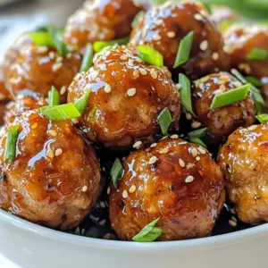 - 1 pound ground beef (or ground turkey for a lighter option) - 1/2 cup breadcrumbs - 1/4 cup grated Parmesan cheese - 2 cloves garlic, minced - 1 egg, beaten - 1 tablespoon soy sauce - 1/4 teaspoon black pepper - 1/2 teaspoon salt - 1 tablespoon olive oil (for frying) For the meatballs, you can choose either ground beef or ground turkey. Beef gives a rich flavor, while turkey is lighter and leaner. Breadcrumbs act as a binder, helping the meatballs hold their shape. The Parmesan cheese adds a nice touch of flavor and creaminess. You’ll also need garlic for a bold taste. The egg helps bind everything together. Soy sauce adds umami, while salt and pepper season the mix perfectly. - 1/2 cup honey - 1/4 cup soy sauce - 2 cloves garlic, minced - 1 teaspoon grated fresh ginger (or 1/4 teaspoon ground ginger) - 1 tablespoon cornstarch mixed with 2 tablespoons water (for thickening) The honey garlic sauce is what makes these meatballs shine. The honey gives sweetness, while soy sauce brings saltiness. Garlic adds depth, and ginger gives a warm spice. To thicken the sauce, you’ll mix cornstarch with water. This creates a nice glaze that clings to the meatballs, making them even more delicious. {{ingredient_image_1}} To start, gather your ingredients. Place 1 pound of ground beef or turkey in a large bowl. Add 1/2 cup of breadcrumbs and 1/4 cup of grated Parmesan cheese. Next, include 2 minced garlic cloves, 1 beaten egg, 1 tablespoon of soy sauce, 1/4 teaspoon of black pepper, and 1/2 teaspoon of salt. Now, mix all these ingredients well. Use your hands to ensure everything combines evenly. Once mixed, shape the meat into small balls, about 1 inch wide. This step is crucial for even cooking. Heat 1 tablespoon of olive oil in a large skillet over medium heat. Once hot, carefully add the meatballs in batches. Avoid crowding the pan; this helps them brown evenly. Cook them for about 6-7 minutes, turning occasionally to get a nice golden color. Once browned, transfer the meatballs to a plate. In the same skillet, it’s time to make the sauce. Combine 1/2 cup of honey, 1/4 cup of soy sauce, 2 minced garlic cloves, and 1 teaspoon of grated fresh ginger. Mix well and bring the mixture to a simmer over medium heat. Once it simmers, add a thickening agent. Mix 1 tablespoon of cornstarch with 2 tablespoons of water. Stir this mixture into the sauce. Keep stirring for about 2 minutes until it thickens slightly. Now, it’s time to coat the meatballs. Add the cooked meatballs back to the skillet. Toss them gently in the honey garlic sauce. Make sure they are well coated and heated through, about 2-3 minutes. Serve these honey garlic meatballs warm. For a fun touch, arrange them on a platter, drizzle with extra sauce, and garnish with sliced green onions or sesame seeds. Toothpicks make for easy eating! To achieve perfectly browned meatballs, heat your olive oil well before adding them. This helps create a nice crust. Make sure not to overcrowd the pan. If you add too many at once, they will steam instead of brown. Cook them in batches for the best results. To ensure your meatballs are cooked thoroughly, use a meat thermometer. The inside should reach 160°F for beef or turkey. If you don’t have a thermometer, cut one open. The center should not be pink. Cooking time is usually about 6-7 minutes in the skillet. For a beautiful look, garnish your meatballs with sliced green onions or sesame seeds. This adds color and a fresh taste. Drizzle some extra honey garlic sauce on top for a glossy finish. Serving with toothpicks makes it easy for guests to enjoy these meatballs. Arrange them on a platter and watch them disappear! This simple touch makes your dish more inviting and fun. Pro Tips Use Fresh Ingredients: Always opt for fresh garlic and ginger for the best flavor in your sauce. Uniform Meatballs: Ensure your meatballs are uniform in size for even cooking; use a cookie scoop for precision. Rest Before Serving: Let the meatballs sit in the sauce for a few minutes before serving to enhance the flavor absorption. Customize the Sauce: Feel free to add a splash of sriracha or chili flakes to the sauce for a spicy kick! {{image_2}} You can swap ground beef for ground chicken or turkey. These lean meats work well. They keep the meatballs moist while reducing fat. If you want a plant-based option, try using lentils or chickpeas. Blend them into a smooth paste. Add breadcrumbs and spices for flavor. This way, you get a tasty, meat-free delight! Want some kick? Add chili flakes to the honey garlic sauce. Start with a pinch and taste. You can always add more heat. For extra sweetness, mix in brown sugar. It gives the sauce a nice depth. Just a tablespoon can make a big difference. Both options add fun twists to your dish! Pair these meatballs with rice, noodles, or fresh veggies. They soak up all the sauce, making every bite delicious. You can also create meatball subs. Just place the meatballs in a bun and drizzle with sauce. For a fun snack, make sliders. Small sandwiches are great for parties! To keep your honey garlic meatballs fresh, follow these tips: - Refrigeration: Place leftover meatballs in an airtight container. They stay good for 3-4 days in the fridge. Always let them cool down first. This prevents moisture buildup, which can make them soggy. - Freezing: For longer storage, freeze the meatballs. Use a baking sheet to arrange them in a single layer. Freeze for about 1-2 hours until firm. Then, transfer them to a freezer bag or container. They can last up to 3 months in the freezer. When it’s time to enjoy your leftovers, here’s how to reheat them: - Oven: Preheat your oven to 350°F (175°C). Place meatballs on a baking sheet. Heat for about 15-20 minutes or until warmed through. This method keeps them juicy. - Microwave: Place meatballs on a microwave-safe plate. Cover with a damp paper towel to keep moisture in. Heat for 1-2 minutes, checking every 30 seconds to avoid overcooking. - Creative Uses: Leftover meatballs are great in many dishes. You can add them to pasta, stir-fries, or even sandwiches. Try them in a meatball sub with melted cheese for a tasty twist! Yes, you can make honey garlic meatballs ahead of time. You can prepare the meatballs and store them in the fridge for up to a day. Just cover them tightly. When you're ready to cook, you can bake or fry them. This saves time on busy days. If you need a substitute for breadcrumbs, try crushed crackers or oats. You can also use almond flour for a low-carb option. Each substitute will give a different texture but will still hold the meatballs together well. Honey garlic meatballs can be gluten-free. Use gluten-free breadcrumbs or oats as a substitute. Make sure the soy sauce is gluten-free, as some brands contain wheat. This way, everyone can enjoy this tasty dish. Cooked meatballs should reach an internal temperature of 160°F. You can use a meat thermometer to check. If you don’t have one, cut a meatball in half. The inside should be no longer pink and juices should run clear. Yes, you can use a different sauce if you like. Try barbecue sauce for a smoky flavor or a spicy sauce for some heat. You can even mix honey with mustard for a tangy twist. Feel free to experiment with flavors you love! This blog post covered how to make honey garlic meatballs from start to finish. We explored main ingredients, step-by-step cooking, and tips for success. You learned about variations and how to store leftovers. In the end, these meatballs are tasty, easy to make, and fun to serve. Try these tips to impress friends and family. Enjoy making this dish, and get ready to savor real flavor!