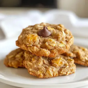 - 1 cup rolled oats - 1 ripe banana, mashed - 1/2 cup natural peanut butter - 1/4 cup honey or maple syrup - 1/2 teaspoon vanilla extract - 1/2 teaspoon baking powder - 1/4 teaspoon salt - 1/2 teaspoon cinnamon - 1/4 cup chocolate chips (optional) For these Peanut Butter Banana Oat Cookies, you need simple, healthy ingredients. The rolled oats provide a great base. They add fiber and texture. Next, use a ripe banana. The riper the banana, the sweeter it is. Natural peanut butter brings rich flavor and healthy fats. Honey or maple syrup adds sweetness. Choose one based on your taste. Don’t forget the vanilla extract! It enhances the cookie’s flavor. Baking powder gives the cookies a light rise. A pinch of salt balances the sweetness. Cinnamon adds warmth and spice. If you want a fun twist, add chocolate chips. They melt and create gooey pockets in the cookies. Each bite becomes even more delicious. These ingredients create a cookie that is not only tasty but also filled with good nutrition. Enjoy mixing them together! {{ingredient_image_1}} 1. First, preheat your oven to 350°F (175°C). This helps the cookies bake evenly. 2. Line a baking sheet with parchment paper. This keeps the cookies from sticking. 3. In a large bowl, mash the ripe banana until smooth. 4. Add 1/2 cup of natural peanut butter to the mashed banana. Stir until they blend well. 5. Pour in 1/4 cup of honey or maple syrup. Add 1/2 teaspoon of vanilla extract. Mix these wet ingredients well. 6. In a separate bowl, whisk together the dry ingredients. Combine 1 cup of rolled oats, 1/2 teaspoon of baking powder, 1/4 teaspoon of salt, and 1/2 teaspoon of cinnamon. 1. Now, slowly add the dry mix to the wet ingredients. Stir until just combined. 2. If you want, fold in 1/4 cup of chocolate chips for extra sweetness. 3. Use a tablespoon to scoop out the dough. Place each scoop onto the baking sheet, leaving space between them. 4. Flatten each cookie slightly with the back of a spoon. This helps them bake evenly. 5. Bake for 10-12 minutes. Look for lightly golden edges. 6. After baking, let the cookies cool on the baking sheet for 5 minutes. Then, transfer them to a wire rack to cool completely. To make the best cookies, adjust baking time based on your preference. For softer cookies, bake for 10 minutes. For crunchier ones, go for 12 minutes. Using the right ingredients can help too. You can swap honey with maple syrup for a different flavor. Almond butter is a great choice if you're out of peanut butter. Ripe bananas play a big role in taste. Choose bananas with brown spots for more sweetness. Mash them well for smooth mixing. Keep your cookies fresh by storing them in an airtight container. They last for up to a week at room temperature. If you want to save some for later, freeze them. Place cookies in a freezer-safe bag. They can stay good for about three months. To enjoy frozen cookies, let them thaw at room temperature. You can also warm them in the microwave for a few seconds. Enjoy your tasty treat! Pro Tips Use Overripe Bananas: The riper the banana, the sweeter and more flavorful your cookies will be. Look for bananas with brown spots for the best taste. Experiment with Nut Butters: While peanut butter is delicious, you can substitute it with almond butter or cashew butter for a different flavor profile. Chill the Dough: For even chewier cookies, chill the dough in the refrigerator for 30 minutes before baking. Store Properly: Keep cookies in an airtight container at room temperature for up to a week, or freeze them for longer storage. {{image_2}} You can make these cookies your own with fun add-ins. Here are some ideas: - Incorporating nuts or seeds: Try adding chopped walnuts, almonds, or sunflower seeds. These will give your cookies a nice crunch and boost nutrition. - Using different sweeteners: If you want to change up the sweetness, use agave or a sugar alternative like stevia. Each sweetener gives a different flavor, so experiment to find your favorite. - Different mix-ins: Add dried fruits like raisins or cranberries for extra sweetness. You can also add spices like nutmeg or ginger to change the flavor profile. You can easily adapt this recipe to fit different diets. Here’s how: - Gluten-free options: Use gluten-free oats instead of regular rolled oats. This keeps your cookies safe for those with gluten allergies while still tasting great. - Vegan substitutions: Swap honey for maple syrup to make the cookies vegan. You can also use almond butter or sunflower seed butter instead of peanut butter for a nut-free option. These variations let you customize your Peanut Butter Banana Oat Cookies to fit your taste and dietary needs. Enjoy experimenting! How long do Peanut Butter Banana Oat Cookies last? These cookies can last about one week at room temperature. Store them in an airtight container. If you want them to last longer, you can freeze them. They will stay fresh for up to three months in the freezer. Can I use other nut butters instead of peanut butter? Yes, you can use almond butter, cashew butter, or sunflower seed butter. Each nut butter adds its own flavor. Just make sure the consistency is similar to peanut butter for the best results. Are these cookies healthy? Absolutely! These cookies use natural ingredients. They have oats, bananas, and nut butter, which provide fiber and healthy fats. They are free from refined sugars, depending on your sweetener choice. Can I make these cookies without oats? You can, but oats provide texture and fiber. If you skip them, consider using flour. Almond flour or coconut flour can work, but you may need to adjust the liquid. What should I do if my dough is too wet? If your dough feels sticky, add more oats or flour. Start with a tablespoon at a time. Mix well until you reach the right consistency for scooping. Each cookie has about 110 calories. This makes them a great snack. The key ingredients add much to your health. - Rolled oats provide fiber, which aids digestion. - Peanut butter adds protein and healthy fats. - Bananas give you potassium and natural sweetness. - Honey or maple syrup offers quick energy and taste. These cookies pack a good balance of nutrients. They provide carbohydrates, proteins, and fats in a healthy way. - Carbohydrates come from oats and bananas. They give you lasting energy. - Protein from peanut butter helps build muscle. - Healthy fats in peanut butter support cell health. The cookies also contain essential vitamins and minerals: - Vitamin B6 from bananas helps brain function. - Iron from oats supports red blood cells. - Magnesium in peanut butter helps with muscle and nerve function. These cookies are not just tasty; they are also good for you! These Peanut Butter Banana Oat Cookies are easy to make and fun to tweak. You can mix in your favorite ingredients and adjust the baking time for your perfect cookie. Remember to store them well for freshness or freeze some for later. With this recipe, you’ll enjoy a tasty treat that’s good for you too. Now, go ahead and create your own batch of delicious cookies!