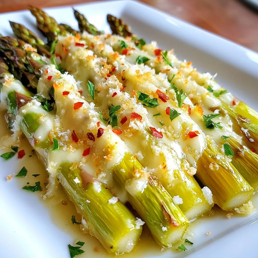 Roasted Garlic Parmesan Asparagus Flavorful Side Dish