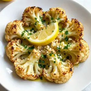 To make Garlic Parmesan Roasted Cauliflower, gather these items: - 1 medium head of cauliflower, cut into florets - 3 tablespoons olive oil - 4 cloves garlic, minced - 1/2 cup grated Parmesan cheese - 1 teaspoon smoked paprika - 1/2 teaspoon salt - 1/4 teaspoon black pepper - 2 tablespoons fresh parsley, chopped (for garnish) - Zest of 1 lemon (for added brightness) You may already have some of these pantry staples at home. Olive oil adds richness. Garlic gives a bold taste. Smoked paprika adds warmth and depth. Salt and black pepper enhance the flavors. These simple ingredients create a big taste. To make this dish your own, consider these optional additions: - A pinch of red pepper flakes for heat - A sprinkle of nutritional yeast for a cheesy vibe - Other herbs like thyme or rosemary for extra flavor These easy tweaks can make your Garlic Parmesan Roasted Cauliflower even more exciting! {{ingredient_image_1}} To start, gather your ingredients. You need one medium head of cauliflower, olive oil, garlic, and spices. Here&rsquo;s how to prep: 1. Preheat your oven to 425&deg;F (220&deg;C). This helps the cauliflower roast well. 2. Cut the cauliflower into florets. Aim for bite-sized pieces. 3. In a large bowl, mix the florets with three tablespoons of olive oil. 4. Add four cloves of minced garlic, one teaspoon of smoked paprika, half a teaspoon of salt, and a quarter teaspoon of black pepper. 5. Toss everything until the florets are coated. This step makes sure every bite is tasty. Roasting brings out the best flavors in cauliflower. Here&rsquo;s how to do it right: 1. Spread the florets on a baking sheet lined with parchment paper. Make sure they have space. 2. Roast them in the oven for about 20 minutes. You want them to soften and start to char. 3. After 20 minutes, take the baking sheet out. Sprinkle half a cup of grated Parmesan cheese over the florets. 4. Return the baking sheet to the oven for another 5-10 minutes. The cheese should melt and turn golden. Finishing touches make the dish pop. 1. Once the cauliflower is done, take it out of the oven. 2. Zest one lemon over the top. This adds brightness to the rich flavors. 3. Lastly, garnish with two tablespoons of chopped fresh parsley. This adds color and freshness to your dish. Now, your Garlic Parmesan Roasted Cauliflower is ready to impress! Enjoy this tasty side dish with your favorite meals. To get that perfect roast, you want to start with dry cauliflower. If it&rsquo;s wet, it won't crisp well. After cutting the cauliflower, pat it dry with a paper towel. Use enough olive oil to coat each floret. This helps them brown nicely. Spread them out on the baking sheet. If they are too close, they will steam instead of roast. Garlic is the star of this dish, but you can mix it up! Try roasting whole garlic cloves instead of minced garlic. This gives a sweet, mellow flavor. You can also add garlic powder for an extra kick. For a twist, add roasted garlic with a pinch of red pepper flakes. This adds some heat and depth. Parmesan cheese is fantastic, but feel free to be creative! You can use Pecorino Romano for a stronger taste. If you want a nutty flavor, try using Grana Padano. For a dairy-free option, nutritional yeast works wonders. It adds a cheesy flavor without the milk. Experiment with these choices to find your perfect match! Pro Tips Choose Fresh Cauliflower: Select a cauliflower head that is firm and compact, with no brown spots or blemishes, to ensure the best flavor and texture. Experiment with Seasonings: Feel free to add your favorite spices or herbs, like thyme or oregano, to customize the flavor profile to your liking. Don&rsquo;t Overcrowd the Baking Sheet: Spread the cauliflower in a single layer to promote even roasting and prevent steaming, which keeps the florets crispy. Serve Immediately: For the best taste and texture, serve the roasted cauliflower right out of the oven while it's still hot and crispy. {{image_2}} You can spice things up with a spicy version. Just add red pepper flakes to your mix. Start with 1/2 teaspoon. You can adjust based on your taste. This will give your cauliflower a nice kick. It pairs well with the garlic and cheese. You still follow the same steps for roasting. Enjoy the heat with every bite. For a fresh twist, add herbs to the mix. Try thyme or rosemary for great flavor. Chop about 1 tablespoon of fresh herbs. Toss them in with the olive oil. This adds a lovely earthiness to your dish. You can also use dried herbs if fresh is not available. They still bring out great flavor. If you want a vegan option, replace Parmesan cheese. Use nutritional yeast instead. It gives a cheesy flavor without dairy. Mix 1/2 cup of nutritional yeast into your cauliflower. Follow the same steps for roasting. You&rsquo;ll still enjoy a tasty side dish that everyone can savor. To store your leftover Garlic Parmesan roasted cauliflower, let it cool first. Place it in an airtight container. It will stay fresh in the fridge for about three to five days. Use a spoon to scoop out portions when you want to enjoy it again. To reheat your cauliflower, you have a few options. The best way is to use the oven. Preheat it to 350&deg;F (175&deg;C). Spread the cauliflower on a baking sheet. Heat for about 10-15 minutes until warm and crispy again. You can also use a microwave if you're in a hurry. Just warm it in short bursts, checking often. If you want to freeze your Garlic Parmesan roasted cauliflower, do it before you add the cheese. After roasting, let the cauliflower cool down. Place it in a freezer-safe bag or container. It can last for up to three months in the freezer. When you're ready to eat it, thaw it in the fridge overnight, then reheat as mentioned above. Yes, you can make Garlic Parmesan Roasted Cauliflower ahead of time. Prepare the dish up to the roasting step. Store the coated cauliflower in the fridge for up to a day. When you are ready, roast it as directed. This saves time and keeps the flavors fresh. Garlic Parmesan Roasted Cauliflower pairs well with many dishes. Serve it as a side with grilled chicken or fish. It also goes great with pasta and salads. For a fun twist, toss it into a grain bowl. Add some lemon zest or extra parsley for a fresh touch. Yes, eating roasted cauliflower is healthy. Cauliflower is low in calories and high in fiber. It also contains vitamins C, K, and B6. Regularly enjoying this dish can support a balanced diet. Just watch the cheese and oil if you want to keep it light. This article covers everything about Garlic Parmesan Roasted Cauliflower. We talked about key ingredients and helpful pantry staples. You learned how to prepare, roast, and finish this dish perfectly. I shared tips to achieve a great roast and tasty variations for all diets. Finally, we covered how to store and reheat leftovers effectively. In summary, you can enjoy a delicious and healthy dish using simple steps. Try out these ideas tonight and make it your own!